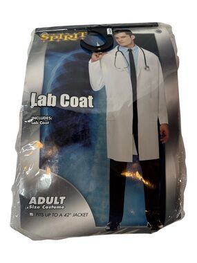 Spirit White Lab Coat for Men/Women And Accessories. Size up to 42”.